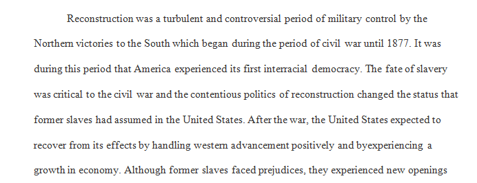 The Lost Cause narrative of the South effectively sabotaged and influenced racial policy in the US for most of the post-Civil War period.