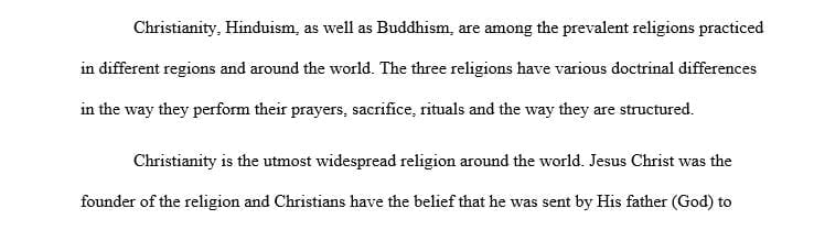 Understanding religious belief helps us to see the reason for dynamic growth in Asian, African and European cultures