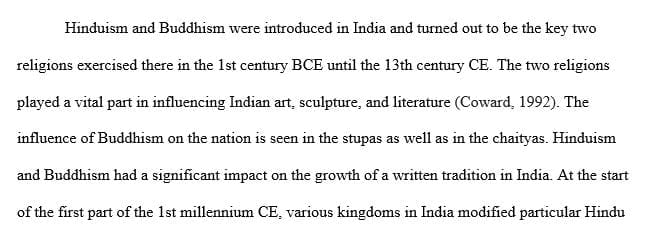 Indian society exerted a profound influence on the cultures of south and southeastern Asia.